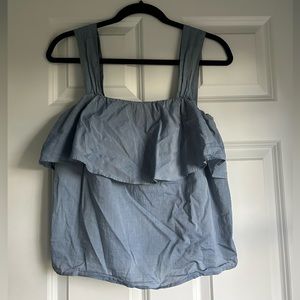 Who What Wear Blue Shirt